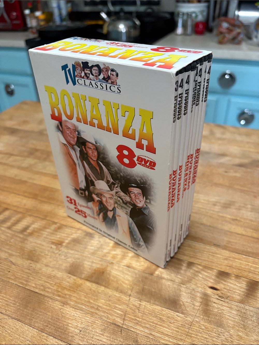 Classic Bonanza 8-DVD Box Set - White & Yellow Artwork